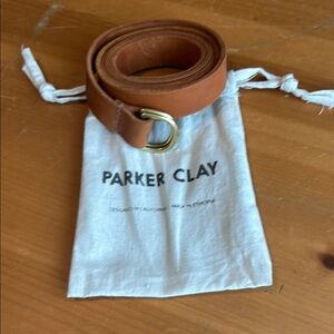 Parker Tan Leather Belt